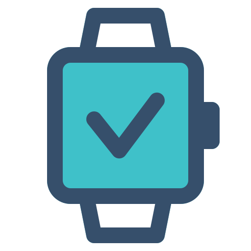 Check, confirm, smart, smart watch, watch icon